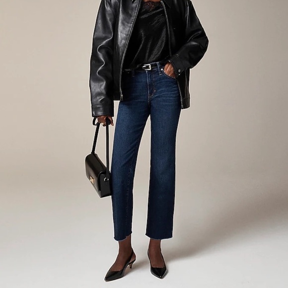 J. Crew Mid Rise Kickout Jean - Dark wash, 31 - Picture 1 of 7